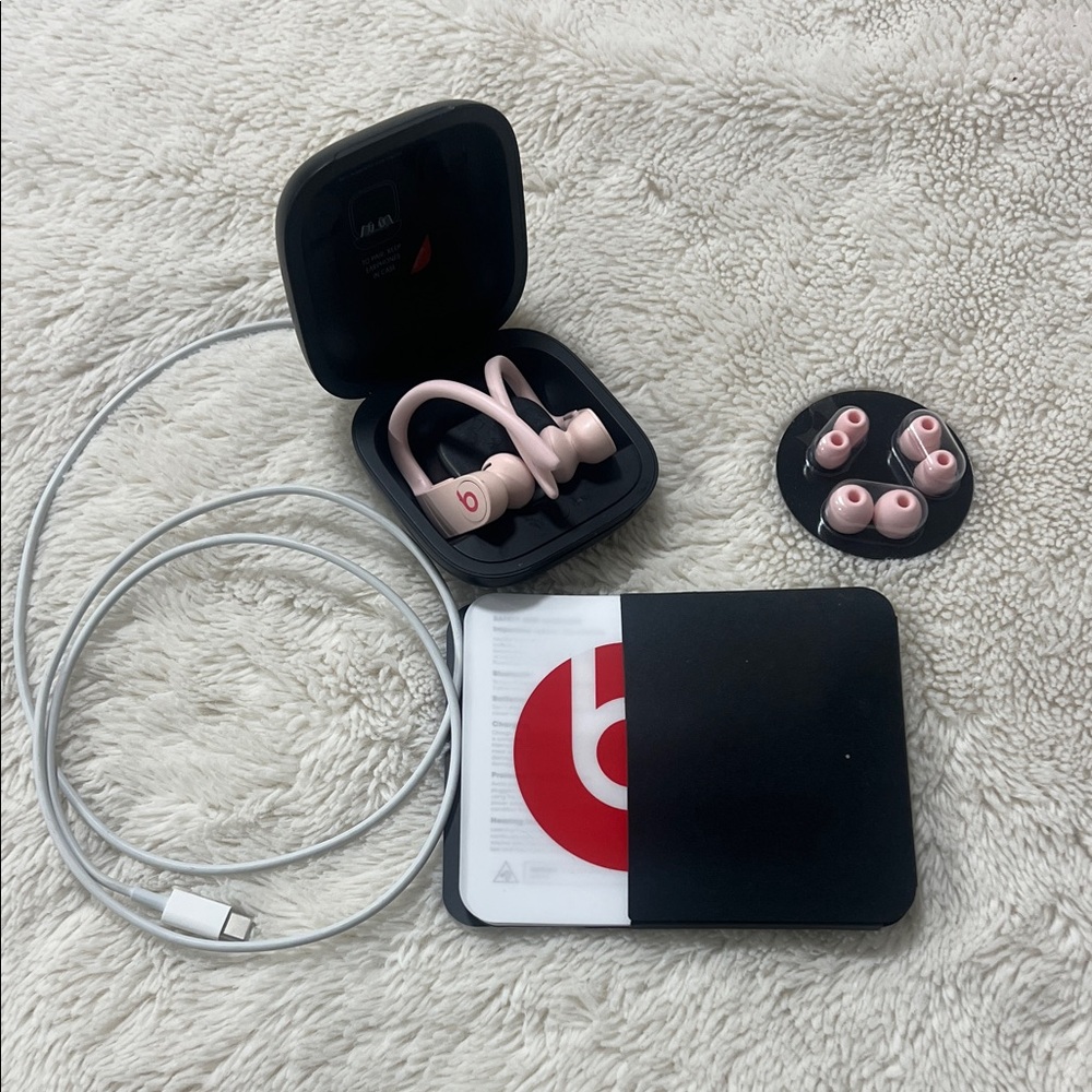 Beats Pink Wireless Earbuds